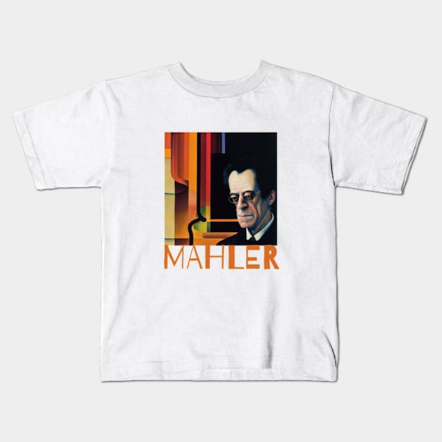 GUSTAV MAHLER Kids T-Shirt by Cryptilian